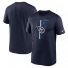 Men's Tennessee Titans Navy Legend Icon Performance T Shirt
