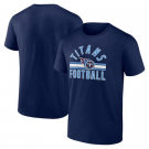 Men's Tennessee Titans Navy Standard Arch Stripe T Shirt
