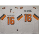 Men's Tennessee Volunteers #16 Peyton Manning Limited White 2025 College Football Jersey