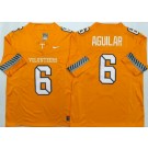 Men's Tennessee Volunteers #6 Joey Aguilar Orange Fashion FUSE College Football Jersey