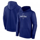 Men's Texas Rangers Royal Authentic Collection City Connect Practice Performance Pullover Hoodie