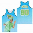 Men's The Fresh Prince of Bel Air #90 Will Smith Blue Basketball Jersey