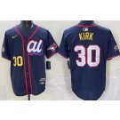 Men's Toronto Blue Jays #30 Alejandro Kirk Navy 2025 All Star Limited Jersey