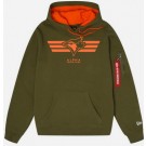 Men's Toronto Blue Jays Green Alpha Industries Pullover Hoodie