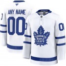 Men's Toronto Maple Leafs Customized White Fanatics Authentic Jersey
