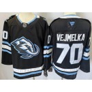 Men's Utah Mammoth #70 Karel Vejmelka Black Authentic Jersey