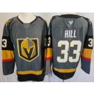 Men's Vegas Golden Knights #33 Adin Hill Gray Authentic Jersey