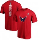 Men's Washington Capitals #8 Alex Ovechkin Red Printed T Shirt 112453