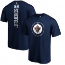 Men's Winnipeg Jets #55 Mark Scheifele Navy Printed T Shirt 112596