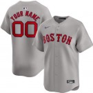 Toddler Boston Red Sox Customized Gray Limited Jersey
