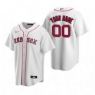 Toddler Boston Red Sox Customized White 2020 Cool Base Jersey