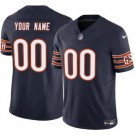 Toddler Chicago Bears Customized Limited Navy FUSE Vapor Jersey