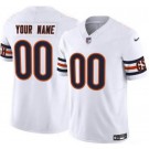 Toddler Chicago Bears Customized Limited White FUSE Vapor Jersey