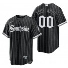 Toddler Chicago White Sox Customized Black 2021 City Connect Cool Base Jersey