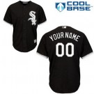 Toddler Chicago White Sox Customized Black Cool Base Jersey