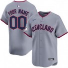 Toddler Cleveland Guardians Customized Gray Limited Jersey