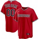 Toddler Cleveland Guardians Customized Red Alternate Cool Base Jersey