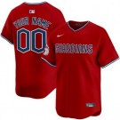 Toddler Cleveland Guardians Customized Red Alternate Limited Jersey