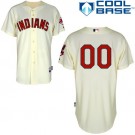 Toddler Cleveland Indians Customized Gream Cool Base Jersey