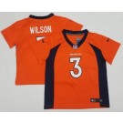 Toddler Denver Broncos #3 Russell Wilson Limited Orange Vapor Jersey