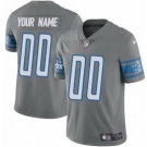 Toddler Detroit Lions Customized Limited Gray Vapor Jersey