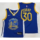 Toddler Golden State Warriors #30 Stephen Curry Blue Swingman Jersey