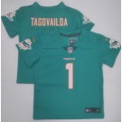 Toddler Miami Dolphins #1 Tua Tagovailoa Limited Aqua Vapor Jersey