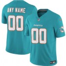 Toddler Miami Dolphins Customized Limited Aqua FUSE Vapor Jersey