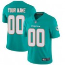 Toddler Miami Dolphins Customized Limited Aqua Vapor Jersey