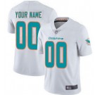 Toddler Miami Dolphins Customized Limited White Vapor Jersey