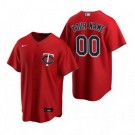 Toddler Minnesota Twins Customized Red Alternate 2020 Cool Base Jersey