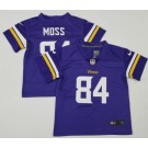 Toddler Minnesota Vikings #84 Randy Moss Limited Purple Vapor Jersey