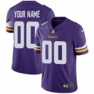 Toddler Minnesota Vikings Customized Limited Purple Vapor Jersey