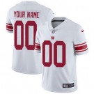 Toddler New York Giants Customized Limited White Vapor Jersey