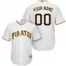Toddler Pittsburgh Pirates Customized White Cool Base Jersey