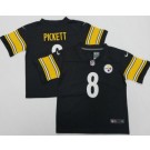 Toddler Pittsburgh Steelers #8 Kenny Pickett Limited Black Vapor Jersey