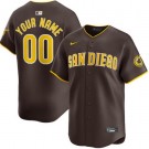 Toddler San Diego Padres Customized Brown Limited Jersey