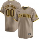 Toddler San Diego Padres Customized Khaki Limited Jersey