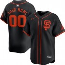 Toddler San Francisco Giants Customized Black Limited Jersey