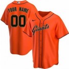 Toddler San Francisco Giants Customized Orange Cool Base Jersey
