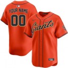 Toddler San Francisco Giants Customized Orange Limited Jersey