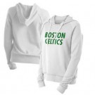 Women's Boston Celtics White City Pullover Hoodie