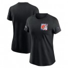 Women's Cleveland Browns Black 2023 Crucial Catch Sideline TriBlend T Shirt