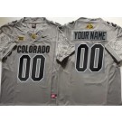 Women's Colorado Buffaloes Customized Limited Gray Alternate FUSE College Football Jersey