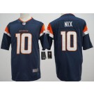 Women's Denver Broncos #10 Bo Nix Limited Blue Vapor Jersey