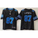 Women's Detroit Lions #87 Sam Laporta Limited Black FUSE Vapor Jersey