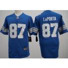 Women's Detroit Lions #87 Sam Laporta Limited Blue Vapor Jersey