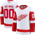 Women's Detroit Red Wings Customized White Fanatics Authentic Jersey