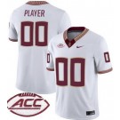 Women's Florida State Seminoles Customized Limited White FUSE College Football Jersey