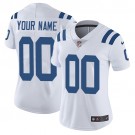 Women's Indianapolis Colts Customized Limited White Vapor Untouchable Jersey